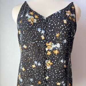 CAbi Cluster Cami #3606 Cosmic Floral Tank-XL